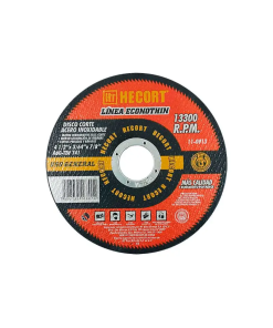 DISCO DE CORTE A/INOXIDABLE 4 1/2" USO GRAL HECORT