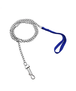 CADENA P/PERRO  2.0 MM X1.2 MT CORREA AZUL AKSI