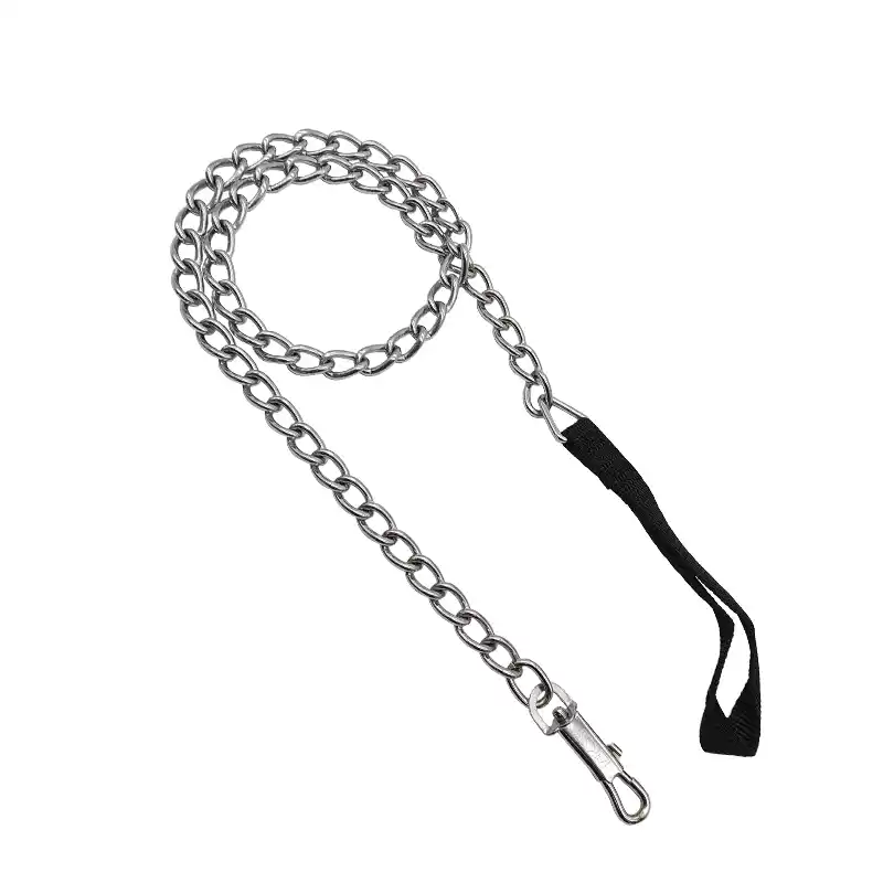 CADENA P/PERRO 4.0 MM X 1.2 M CORREA NEGRO AKSI