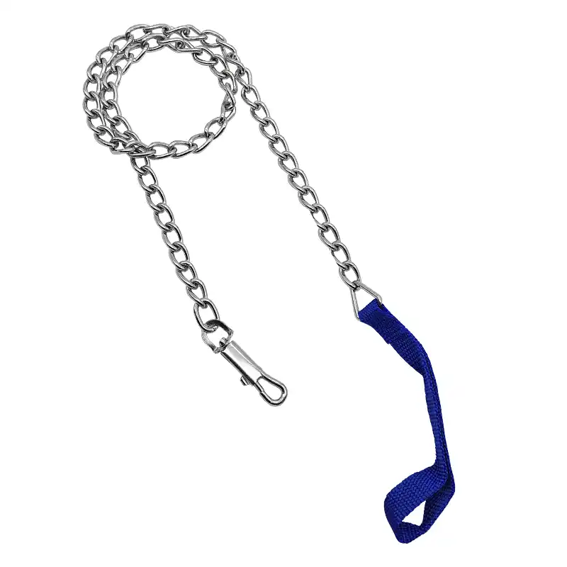 CADENA P/PERRO 4.0 MM X 1.2 M CORREA AZUL AKSI