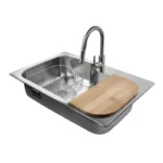 FREGADERO 84 X 56 SOBREPONR 1 TINA A/INOX TEKAWAY