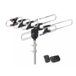 ANTENA DIGITAL HDTV CONTROL REMOTO GIRATORIA AKSI