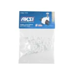 GRAPA CURVA P/CABLE 8 MM. BLANCA C/20 PZS.