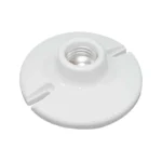 SOQUET DE BAQUELITA REDONDO 4" MARFIL AKSI