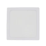LAMPARA P/TECHO 12WTS LED CUADRADA VISIBLE L/BCA