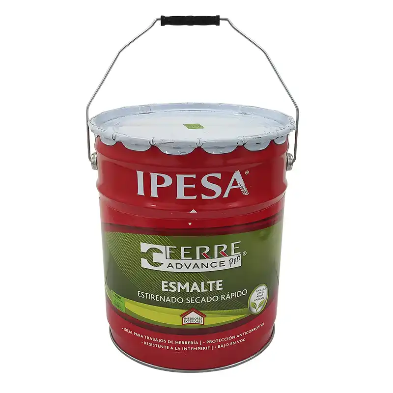 ESMALTE 19L SECADO RAPIDO BLANCO IPESA