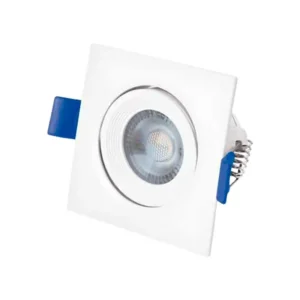 LUMINARIO CUADRADO 3W, LUZ BLANCA, EMPOTRABLE DIRI