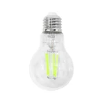 FOCO 4W TIPO.A19 LED E27 VERDE FILAMENTO AKSI