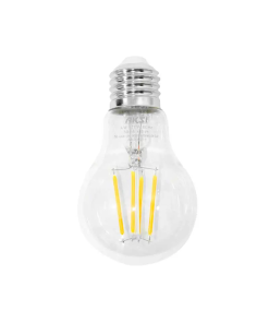 FOCO   4W TIPO.A19 LED E27 AMARILLO FILAMENTO AKSI