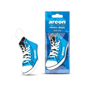 Aromatizante para Auto Tenis New Car – Fragancia Fresca con Diseño Deportivo (AREON / FRESH WAVE, 124452)