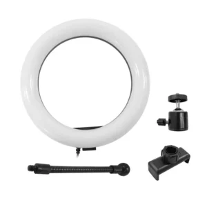 LAMPARA ARO DE LUZ LED 26 CM P/VIDEOS AKZI