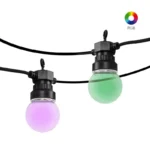 GUIRNALDA LED INTELIGENTE C/10 FOCOS 1W RGB P/EXT