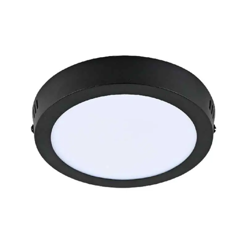 LAMPARA P/TECHO  12WTS LED REDONDA VISIBLE L/BCA