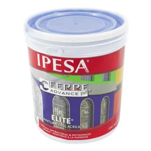 PINTURA VINILICA 4L AZUL MEDIO MATE INT/EXT ELITE