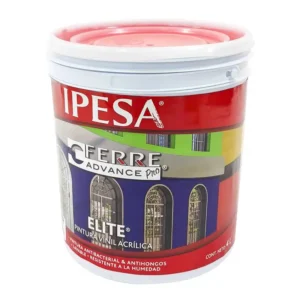 PINTURA VINILICA 4L ROJO BANDERA MATE INT/EXT ELI