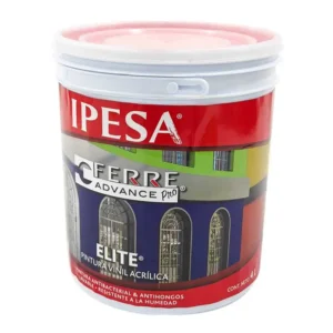 PINTURA VINILICA 4L ROSA MATE INT/EXT ELITE IPESA
