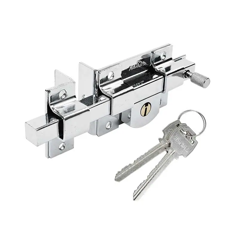 CERRADURA 132 LIBRE IZQ FIJA BARRA CROMO CAJA