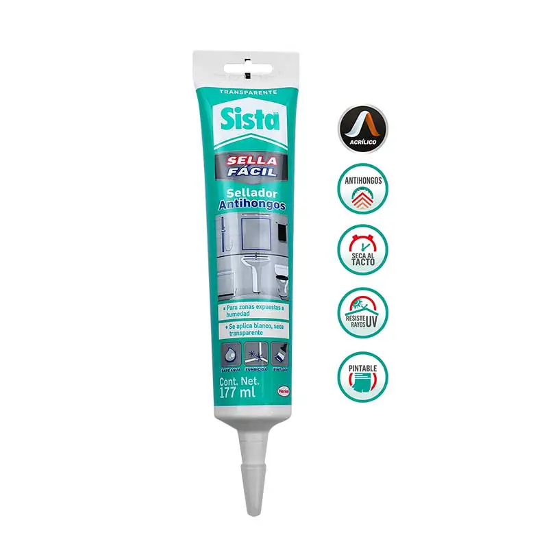 SILICON TRANS SF BAÑOS Y COCINA 177ML SISTA A-HON