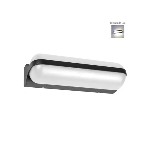 ARBOTANTE 13W P/EXTERIOR P/SOBREPONER NEGRO