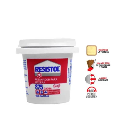 RESANADOR P/MADERA 875 CAOBA BOTE 115 ML