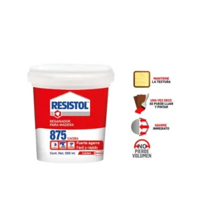 RESANADOR P/MADERA 875 CAOBA BOTE 500 ML