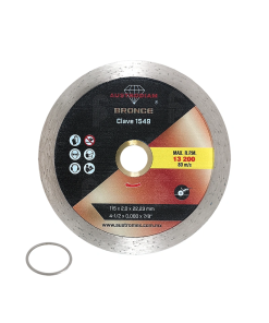 DISCO DE DIAMANTE  4 1/2"  RIN CONTINUO BRONCE