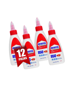 PEGAMENTO BLANCO DE   55 GR.  850 ESCOLAR 12PZ