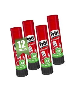 PEGAMENTO ADHESIVO LAPIZ PRITT  11GR 12PZ