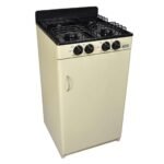 Estufa de Gabinete Super Flama GABY-CA-A - 4 Quemadores Potentes - Color Avena - Diseño Elegante y Funcional para tu Cocina