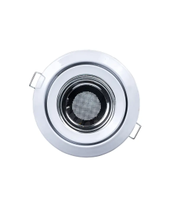 LAMPARA EMPOTR. FIJA C/CRISTAL MR16 115MM BLAN