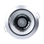 LAMPARA EMPOTR. FIJA C/CRISTAL MR16 115MM ALUM
