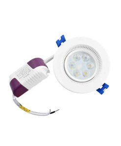 LAMPARA P/TECHO 3WTS LED P/BOTE10CM REDONDA L/BCA