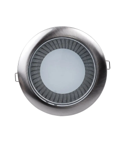 LAMPARA EMPOTR. FIJA P/BOTE INTEGRAL NIQUEL SATIN