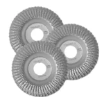 DISCO P/DESBASTE MADERA 4" CURVO 3PZ