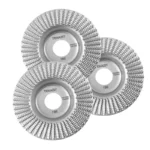 DISCO P/DESBASTE MADERA 4" PLANO 3PZ