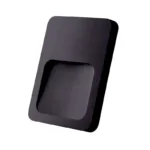 ARBOTANTE P/EXTERIOR 2W P/SOBREPONER NEGRO