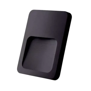 ARBOTANTE P/EXTERIOR 2W P/SOBREPONER NEGRO