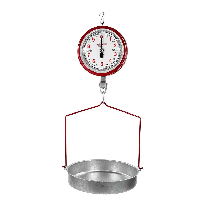 BASCULA DE 20KG T/RELOJ C/CHAROLA COLGANTE TECNO
