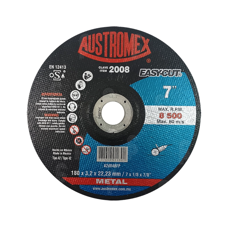 DISCO DE CORTE P/METAL 7" X1/8X7/8 EASY CUT