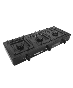 PARRILLA DE GAS 3 QUEM ESMALTADA NEGRO ALFAMEX