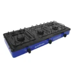 PARRILLA DE GAS 3 QUEM ESMALTADA AZUL ALFAMEX