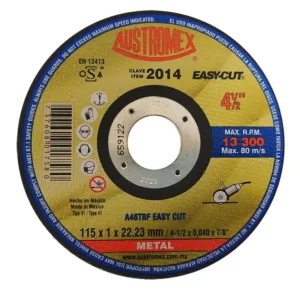 DISCO DE CORTE P/METAL  4  1/2" X0.040.7/8 EASY CU