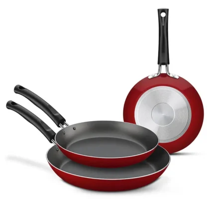 SARTEN JGO. 3 PZS (20, 26 Y 30CM) CHELSEA ROJO