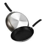 JGO DE SARTENES SILICIA NEGRO 2 PZAS