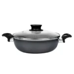 ARROCERA 24 CM C/TAPA PARIS NEGRO TRAMONTINA