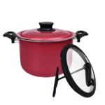 OLLA DE 4.8 LT C/TAPA P/ PALOMITAS/ESPAGUETI ROJO