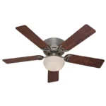 VENTILADOR LOW PROFILE PLUS 52" 5 ASPAS NOGAL