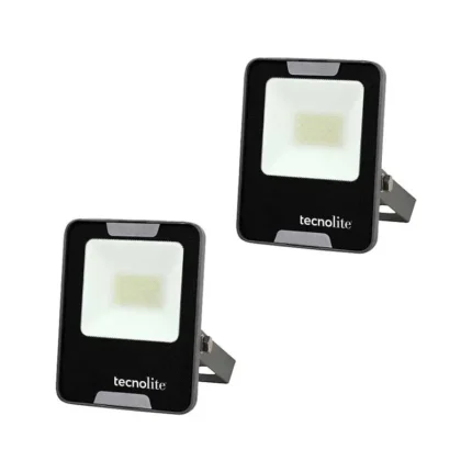 REFLECTOR DE LED 20 W. INTEMP. LUZ BLANCA 2PZAS