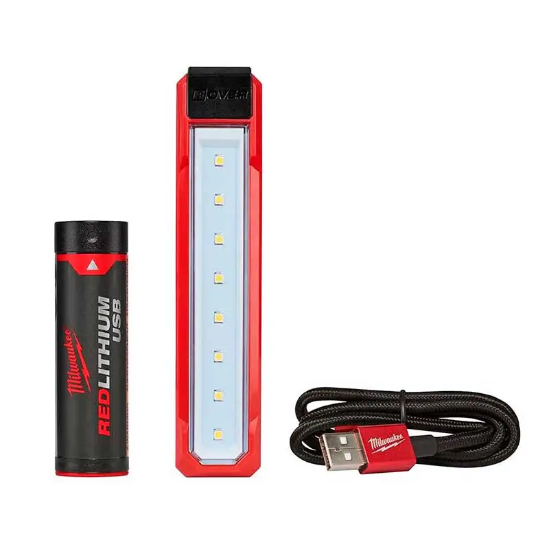 LAMPARA 445 LUMENES DE BOLSILLO RECARG. C/BATE/CAB