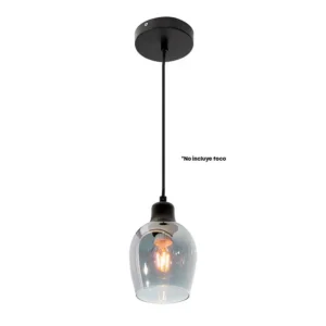 LAMPARA COLGANTE P/1 FOCO E27 40W AC.NG/VID.AHUMAD